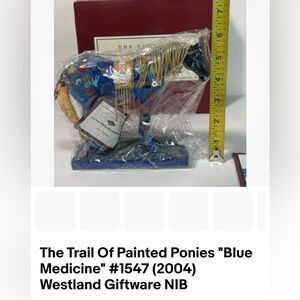 The Trail of Painted Ponies 'Blue Medicine' Figurine